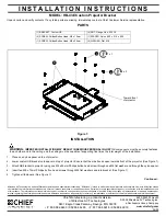 Preview for 1 page of CHIEF HB-43E Installation Instructions