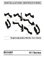 Preview for 1 page of CHIEF K1C100 Installation Instructions Manual