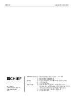 Preview for 6 page of CHIEF Keyboard Tray Accessory KSA1021 Installation Instructions Manual