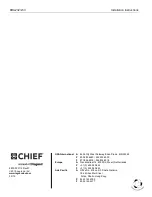 Preview for 8 page of CHIEF KRA232 Installation Instructions Manual