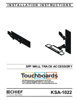 Preview for 1 page of CHIEF KSA-1022 Installation Instructions Manual