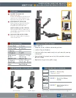 CHIEF KWT110 Specification Sheet preview