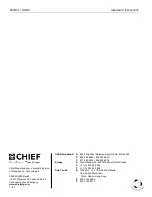 Preview for 12 page of CHIEF LCB1U Installation Instructions Manual