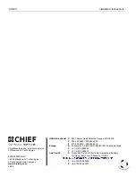 Preview for 8 page of CHIEF LCD2C Installation Instructions Manual