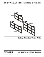 CHIEF LCM2X2 Installation Instructions Manual preview