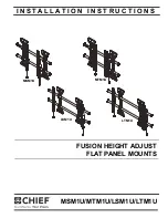 Preview for 1 page of CHIEF LSM1U Installation Instructions Manual