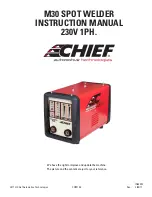 CHIEF M30 Instruction Manual preview