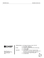 Preview for 8 page of CHIEF MCS6000 Series Installation Instructions Manual