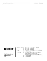 Preview for 12 page of CHIEF MF1 Series Installation Instructions Manual