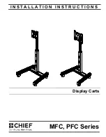 CHIEF MFC Series Installation Instructions Manual предпросмотр