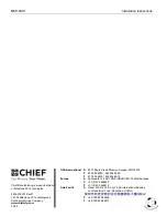 Preview for 8 page of CHIEF MSP-CSH1 Installation Instructions Manual