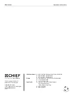 Preview for 12 page of CHIEF MSP-WL4C Installation Instructions Manual