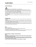 Предварительный просмотр 3 страницы CHIEF MULTICUTTER MC40 Operating Manual