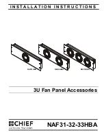 Preview for 1 page of CHIEF NAF31HBA Installation Instructions