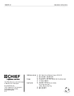 Preview for 12 page of CHIEF NW2F8-12 Installation Instructions Manual