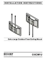 CHIEF OLCM2X1U Installation Instructions Manual preview