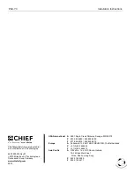 Preview for 8 page of CHIEF PAC-Y3 Installation Instructions Manual