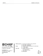 Preview for 8 page of CHIEF PACCC1 Installation Instructions Manual