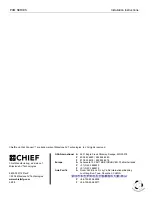 Preview for 8 page of CHIEF PCM Series Installation Instructions Manual