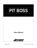 CHIEF Pit Boss User Manual preview