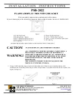 Preview for 1 page of CHIEF PSB-2022 Installation Instructions