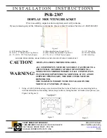 Preview for 1 page of CHIEF PSB-2307 Installation Instructions