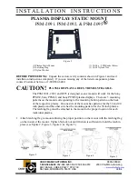 CHIEF PSM-2091 Installation Instructions preview