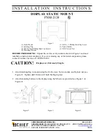 Preview for 1 page of CHIEF PSM-2124 Installation Instructions