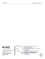 Preview for 8 page of CHIEF PSMH2108 Installation Instructions Manual