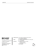 Preview for 12 page of CHIEF PSMH2465 Installation Instructions Manual