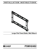 CHIEF PSMH2482 Installation Instructions Manual preview