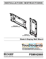 CHIEF PSMH2860 Installation Instructions Manual preview