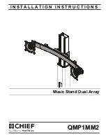 CHIEF QMP1MM2 Installation Instructions Manual preview