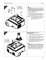 Preview for 33 page of CHIEF RSE Installation Instructions Manual