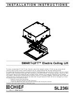 CHIEF SMART-LIFT SL236i Installation Instructions Manual preview