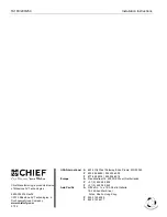 Preview for 12 page of CHIEF TA100 Installation Instructions Manual