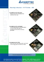 Preview for 3 page of Chieftec Hi-Fi-Series Mounting Instruction