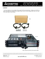 Chieftec UNC-210HS-B Installation Manual preview