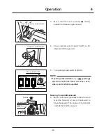 Preview for 32 page of Chikusui Canycom CG431 Tractor Operator'S Manual