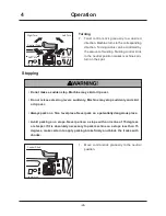 Preview for 33 page of Chikusui Canycom CG431 Tractor Operator'S Manual