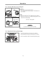 Предварительный просмотр 21 страницы Chikusui Canycom CM 221 Operator'S Manual