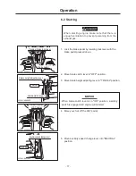 Предварительный просмотр 22 страницы Chikusui Canycom CM 221 Operator'S Manual