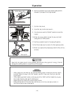 Предварительный просмотр 23 страницы Chikusui Canycom CM 221 Operator'S Manual