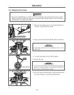 Preview for 25 page of Chikusui Canycom CM 221 Operator'S Manual