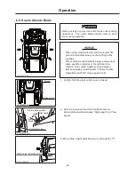 Предварительный просмотр 27 страницы Chikusui Canycom CM 221 Operator'S Manual