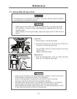 Preview for 40 page of Chikusui Canycom CM 221 Operator'S Manual