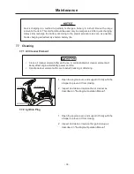 Предварительный просмотр 41 страницы Chikusui Canycom CM 221 Operator'S Manual