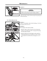 Предварительный просмотр 43 страницы Chikusui Canycom CM 221 Operator'S Manual