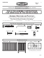 Предварительный просмотр 1 страницы Child Craft 10021 Assembly Instructions