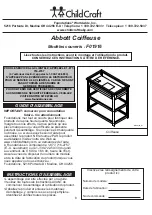 Предварительный просмотр 9 страницы Child Craft Abbott F01916 Assembly Instructions Manual